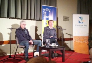 Shaun and Francis at The Willy Lit Fest